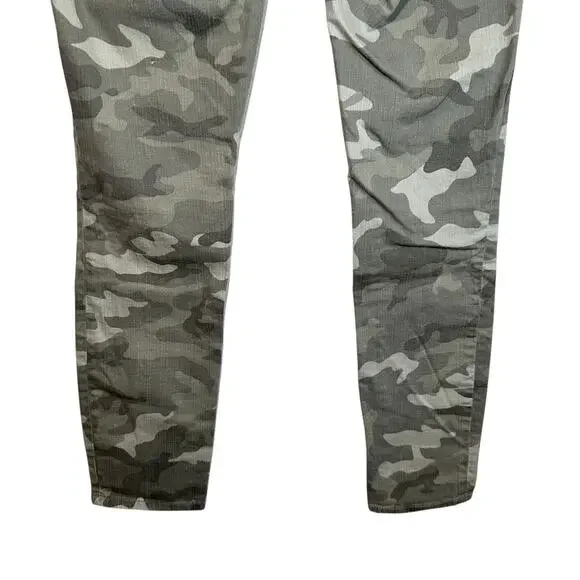 Gap 1969 Womens Camouflage Low Rise Always Skinny Zipper Pocket Jeans 27 Grunge - Picture 8 of 12